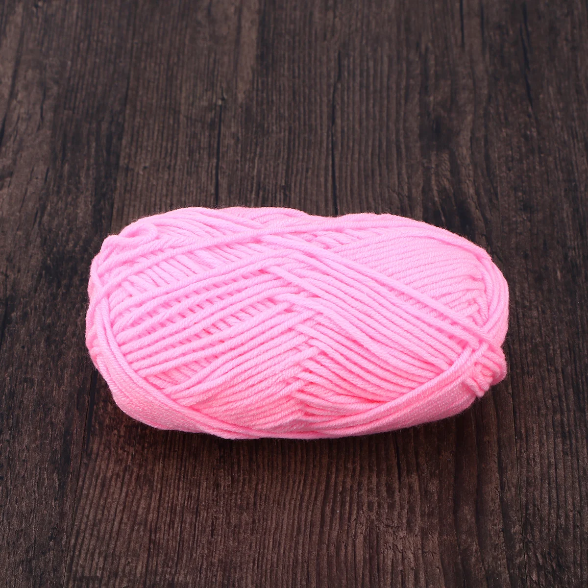 

Milk Cotton Yarn Soft Chunky Warm Hand-Woven Crochet Knitting Wool Yarn for Sweaters Hats Scarves DIY 50G Pastel Pink