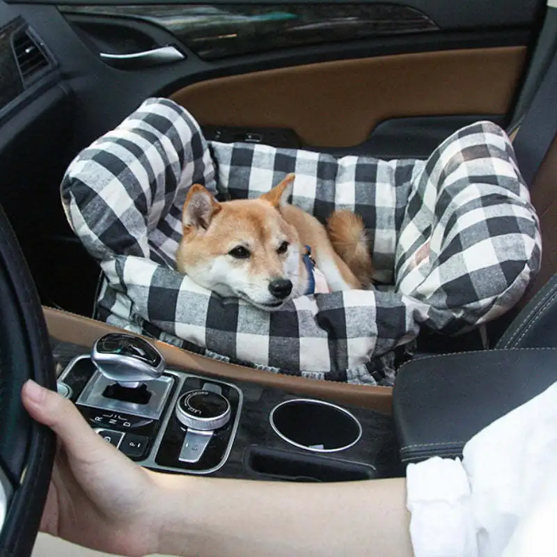 Haustier-Autositz-Bett-Pad, abnehmbar, waschbar, Haustierbedarf, vier Jahreszeiten, universell, für draußen, Reisen, drinnen, Hunde-Autositz – Detail 8