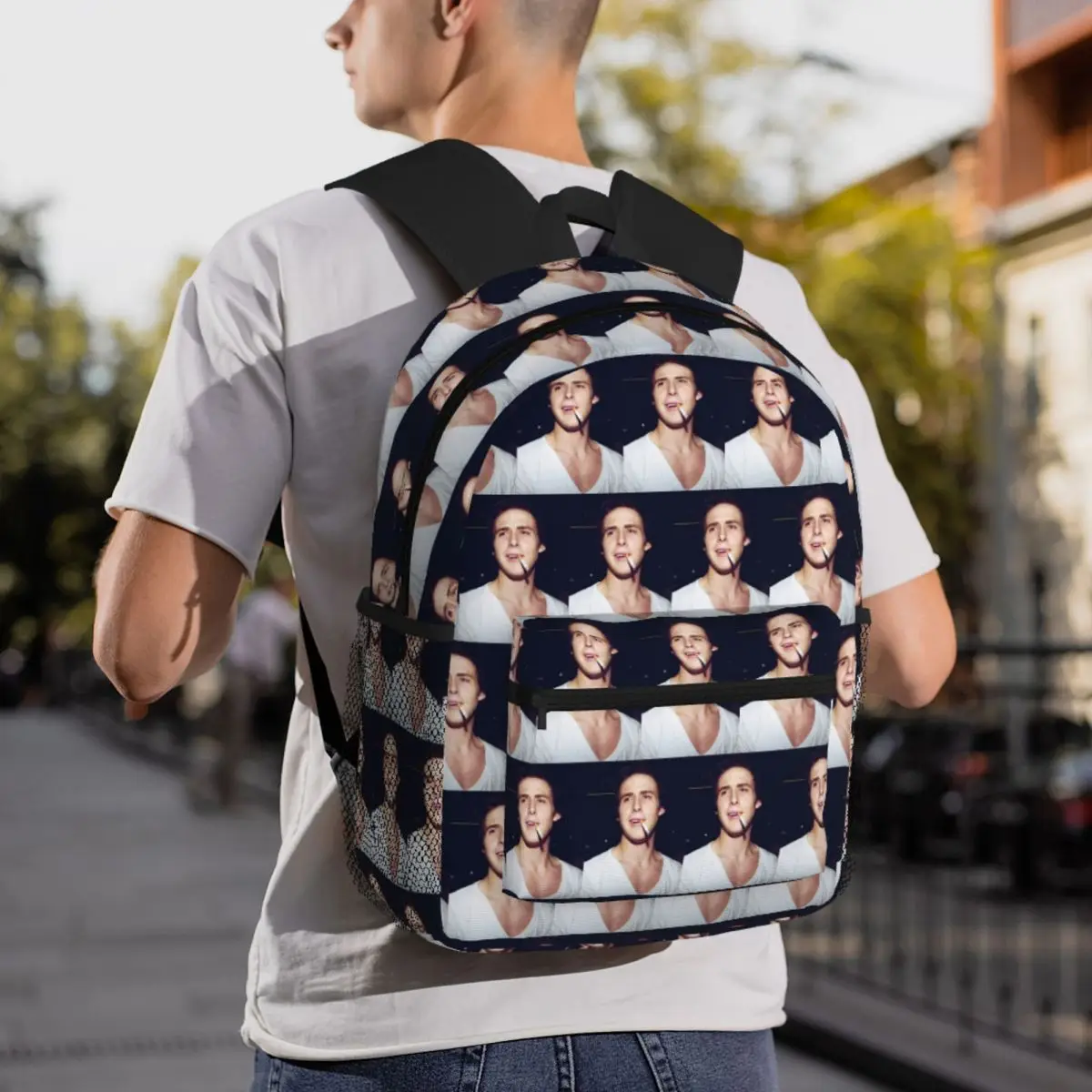 

Ryan Gosling Backpack Daypack Large Capacity Kids BookBag School Bag Shoulder Bags for Men Women