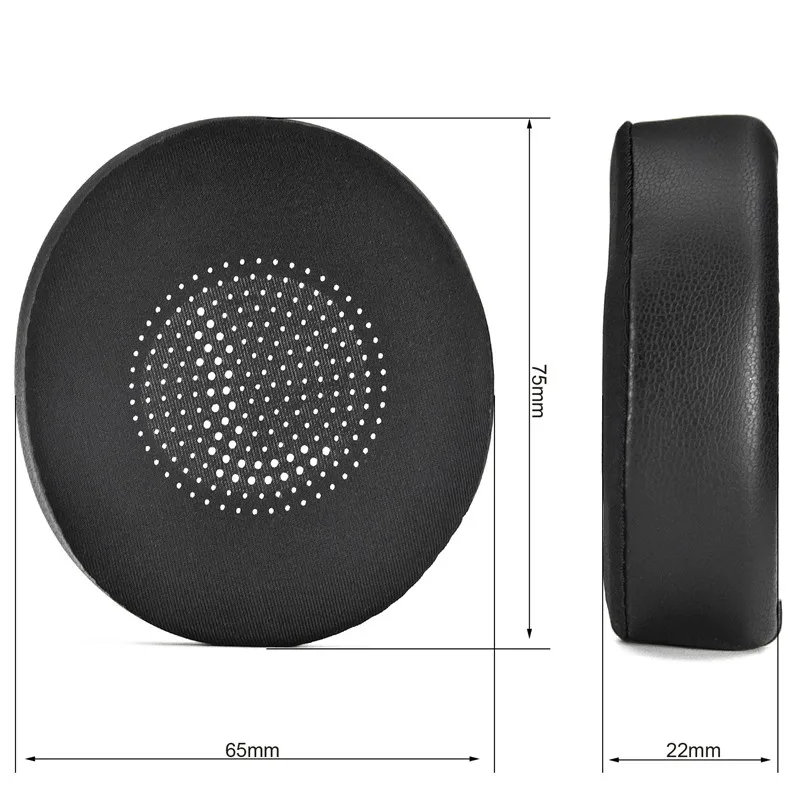 Almohadillas de repuesto para los oídos Jabra Elite 45h Evolve2 65 UC, almohadillas de Gel de hielo para auriculares, esponja de espuma viscoelástica de cuero, proteína suave