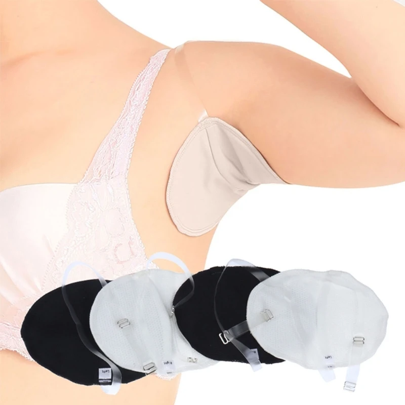 

1 Pair Underarm Sweat Pads for Women Armpit Sweat Pad Reusable Armpit Shields Washable Under Arm Sweat Guard