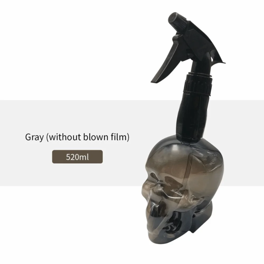Skull Head Design Hairdressing Spray Bottle Continuous Water Sprayer Mist Watering Can Professional Hair Styling