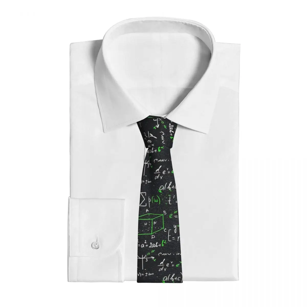 Mathematics Physics Realm Neckties Unisex Polyester 8 cm Math Teacher Gift Neck Tie Mens Skinny Suits Accessories