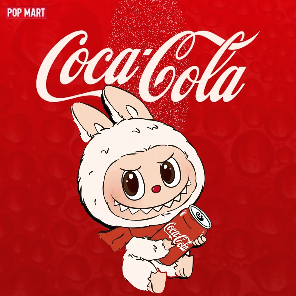 

LABUBU Coca-Cola x Pop Mart слепая коробка-официальная: 100% оригинал, загадочная игрушка, коллекционная, глобальная доставка!