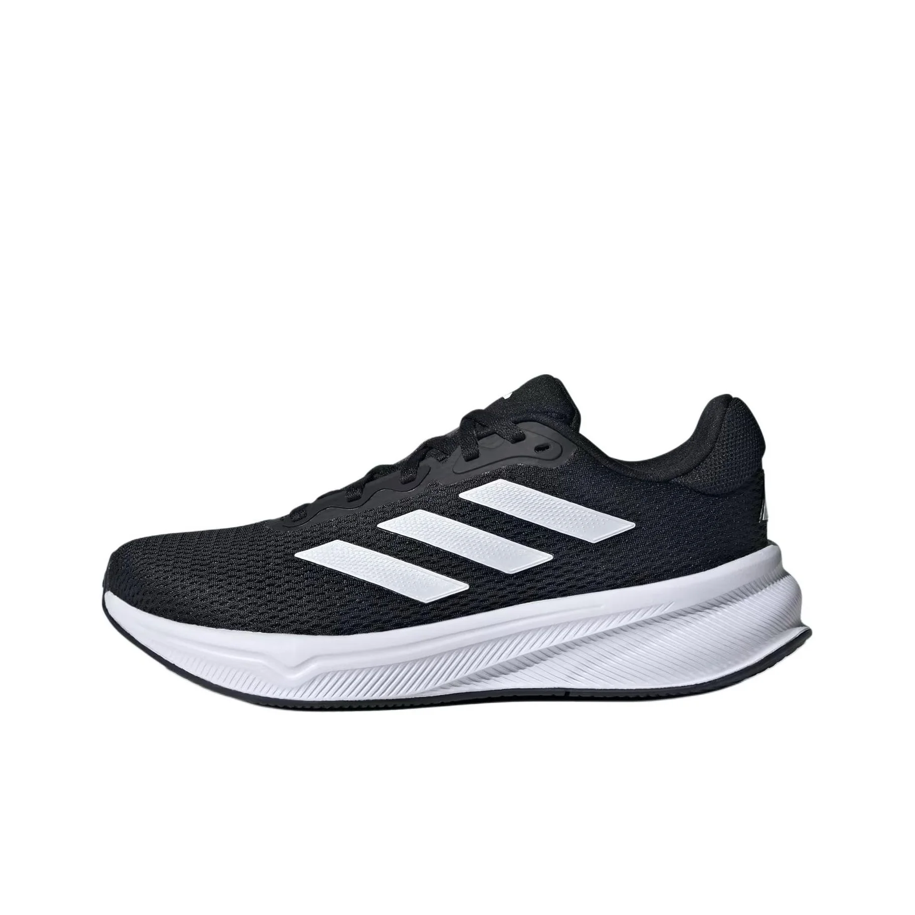 Adidas Response 2.0 Slip Resistant Abrasion Resistant Low top Casual Running Shoes Women's Black IH6018