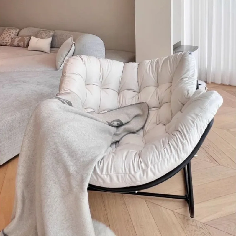 الاسترخاء الروطان المنسوجة كرسي صالة شرفة بسيطة تهز لينة أريكة كرسي الحديثة الفاخرة الإبداعية الفن أثاث غرفة المعيشة