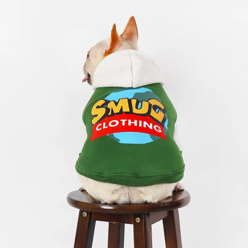 

Одежда для домашних животных, осенне-зимняя теплая толстовка с подкладкой для щенков, одежда