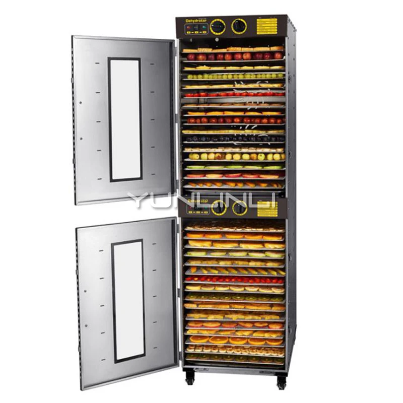 Commercial Large-size Dryer Fruits Vegetables Food Dehydrator Drying For Vegetables 32 Layers Food Dehydration