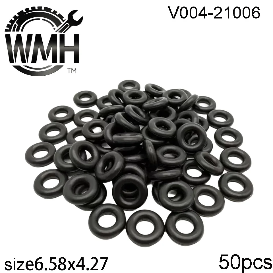 50Pcs 21006 25335146 Fuel Injector Repair Kit Rubber Seal O ring Size Is 6.58x4.27 For Toyota GMC Cobalt Pontiac Buick