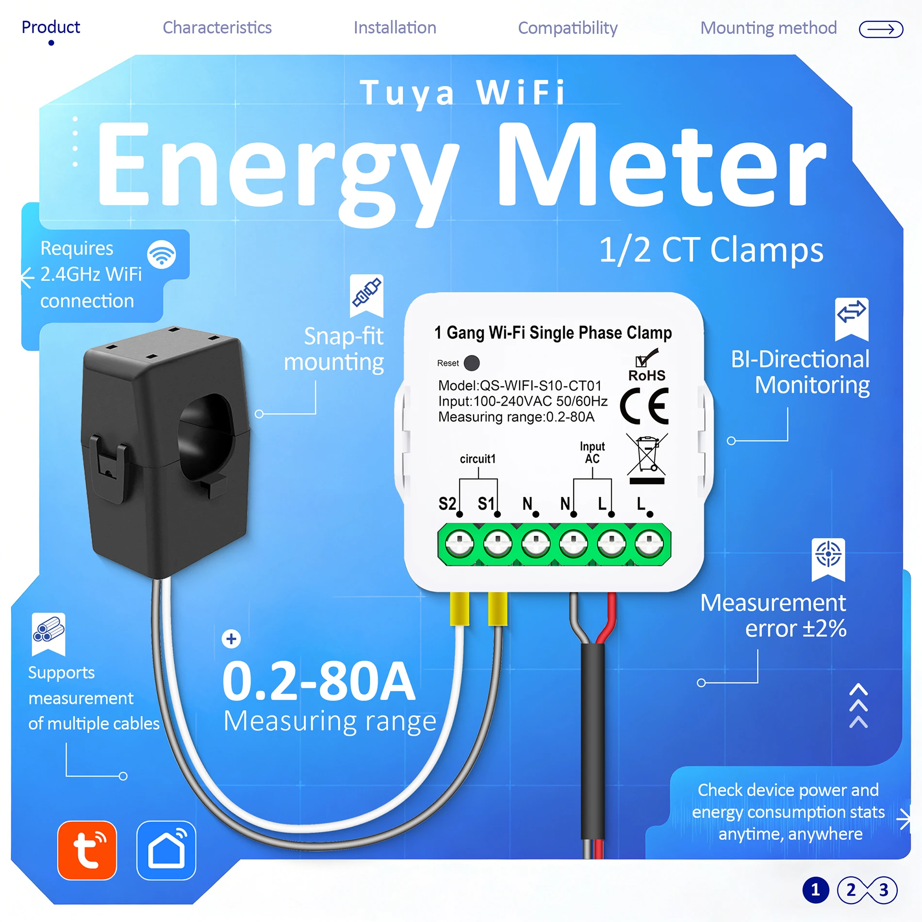 Tuya Smart Life 80A…