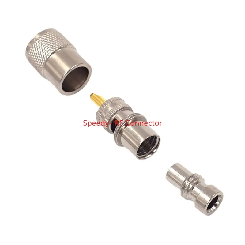 10Pcs PL259 UHF Male Plug Connector SL16 UHF Male Solder for RG58 RG142 LMR195 RG400 Cable Coaxial Fast Delivery Brass Copper