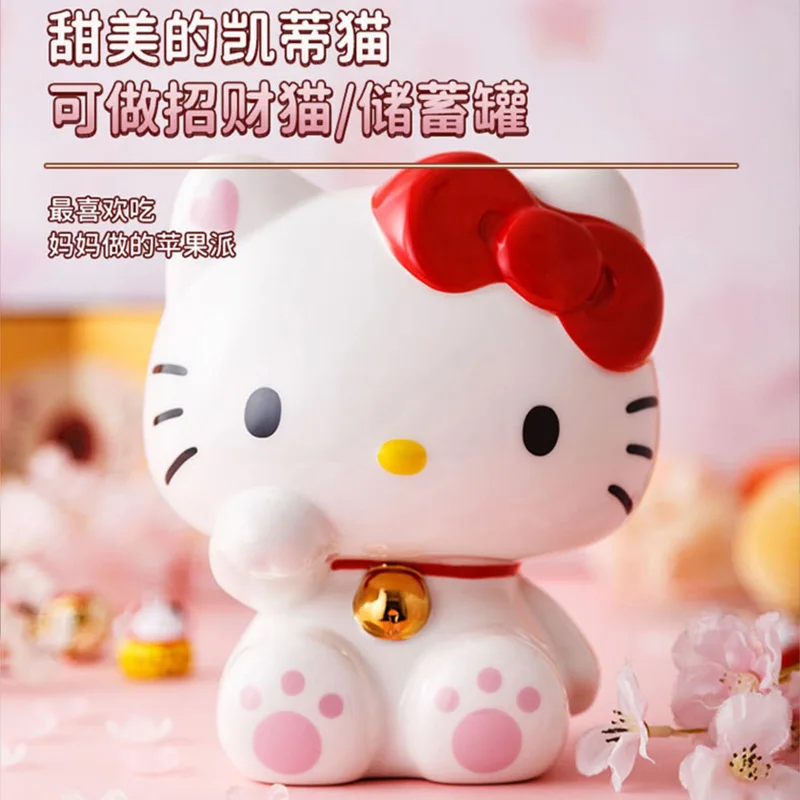 Anime Sanrio Kawaii My Melody Kuromi Money Saving Box Case Cute Cartoon Shaped Money Box Savings Box Coins Ceramic Piggy Bank