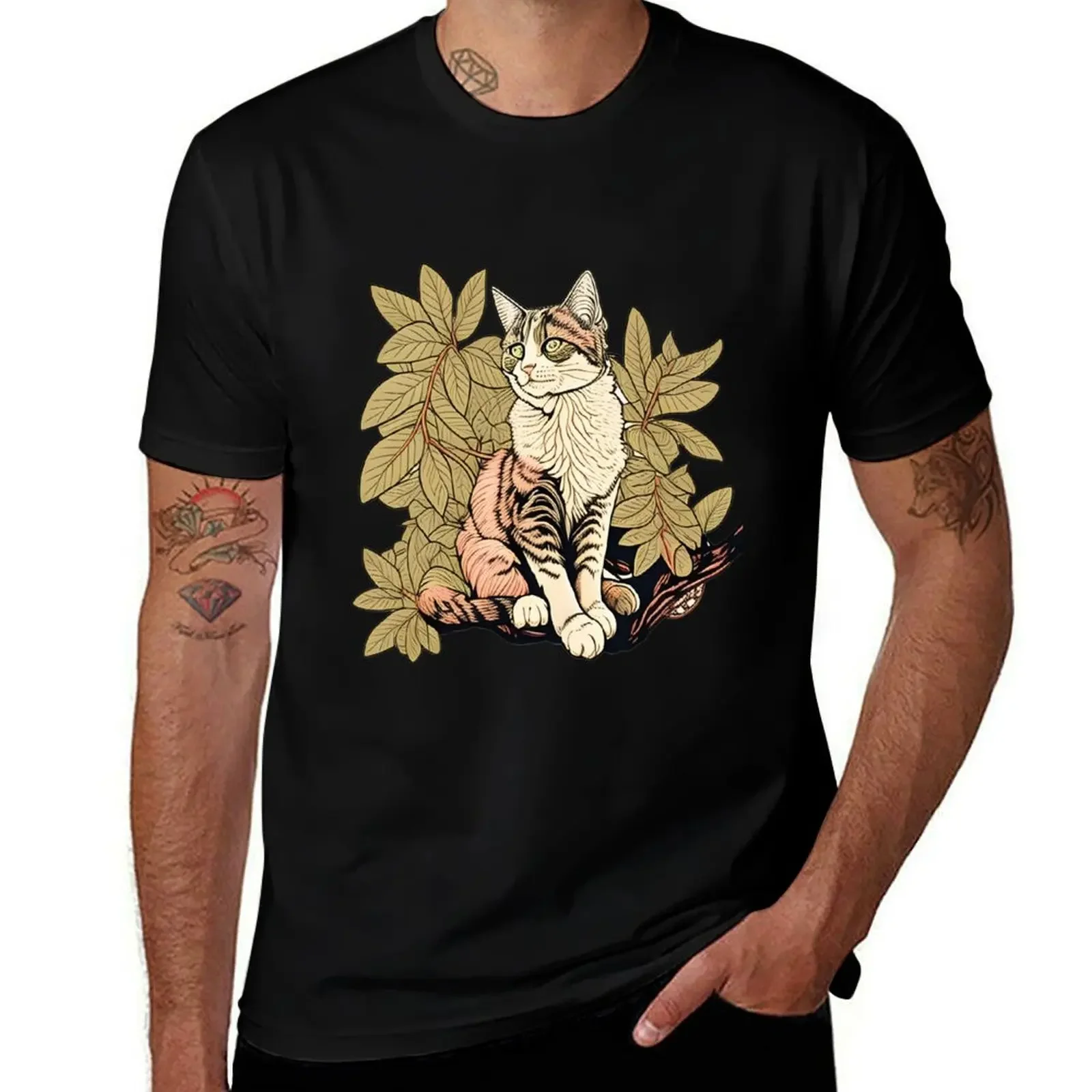

Catana on Elm Street Cat Gift For Cat Lovers T-Shirt graphic t shirts vintage clothes blue archive heavyweight t shirts for men