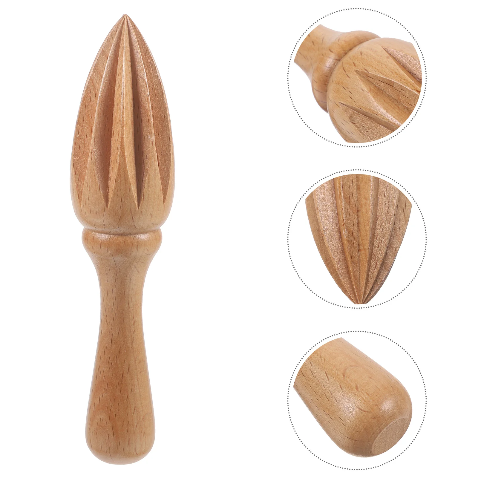 

Beech Wood Citrus Reamer Lemon Juicer Squeezer Manual Kitchen Fruit Squeezer Tool With Deep Comfort Grip Handle Easy
