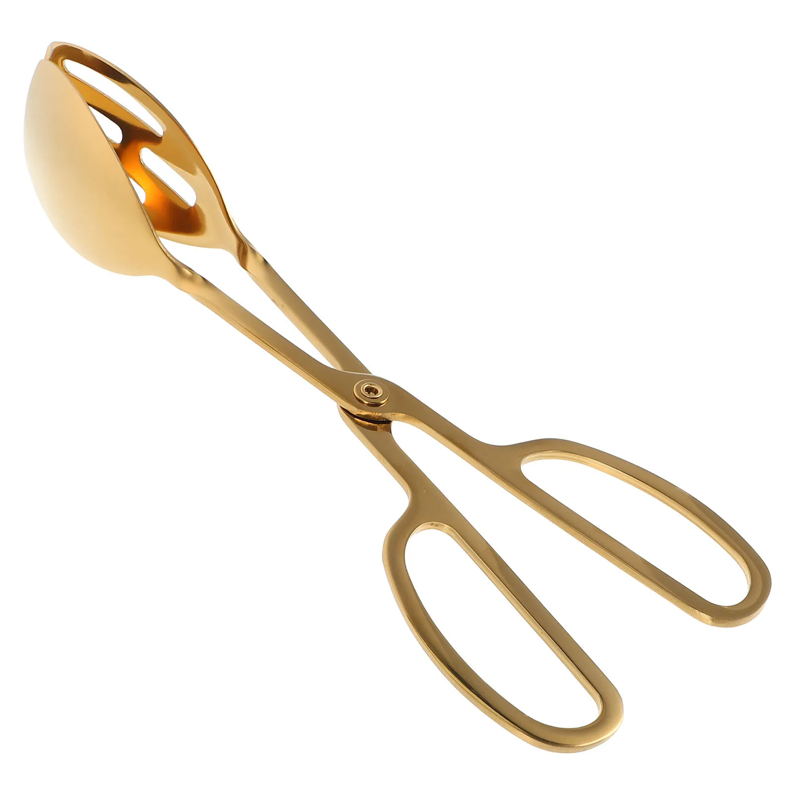 

Stainless Steel Food Tongs Gold Serving Tongs for Bbq Buffet Salad Bread Steak Heat Resistant Kitchen Cooking Clamps Parties
