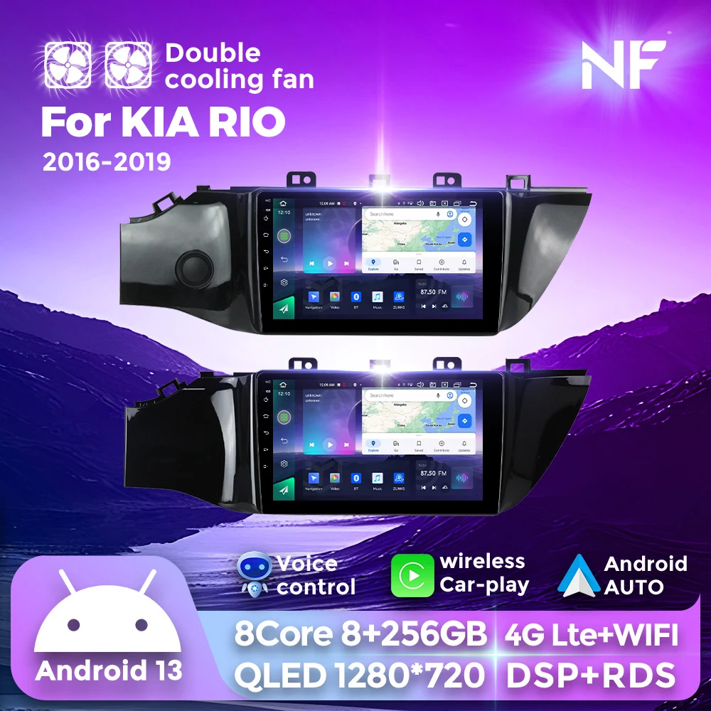 

Новый Android 13 для KIA RIO 4 IV FB X-line 3 2011- 2016 2017-2021 Автомобильный мультимедийный плеер GPS Carplay автомобильное радио стерео 4G BT WIFI