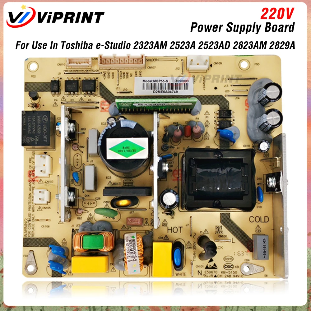 

Плата питания 220 В для Toshiba e-STUDIO 2323AM 2329A 2523A 2523AD 2823AM 2829A A AD AM, плата питания цифрового блочного принтера