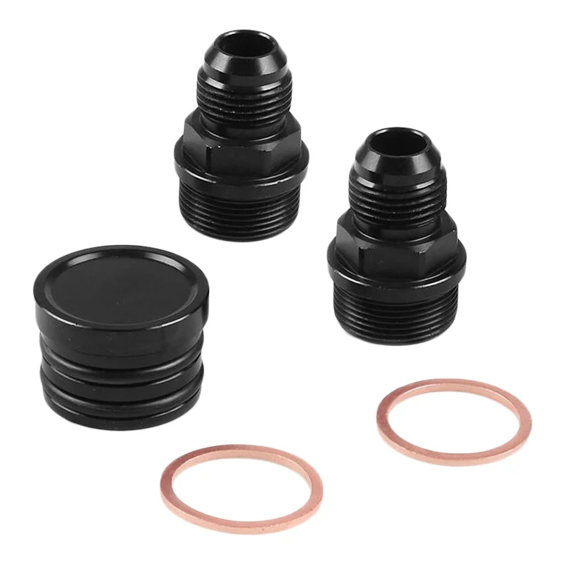 NEW M28 To 10AN Block Plug Breather Fitting Kit Fit For Honda Acura B Series PCV Block Plug And Breather Fitting