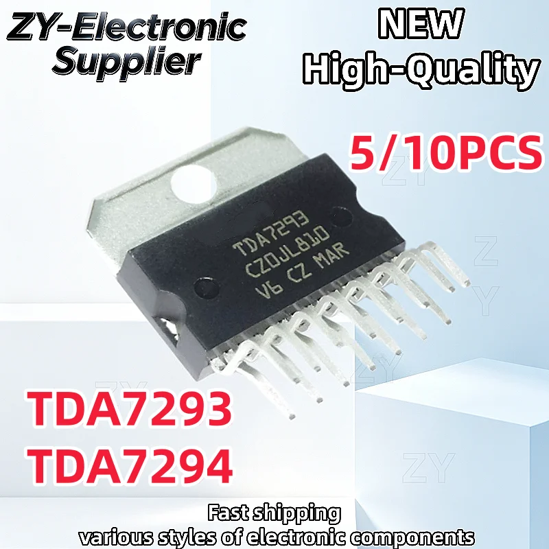 【5/10PCS】 New Original TDA7293 TDA7293V TDA7294 TDA7294V ZIP-15 100W High-power Amplifier Audio Amplifier IC