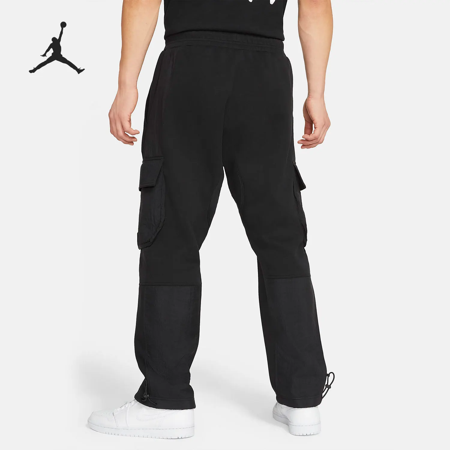 Nike Authentic New Jordan Men's Casual Big Pocket Cargo Drawstring Pants CZ8275-010