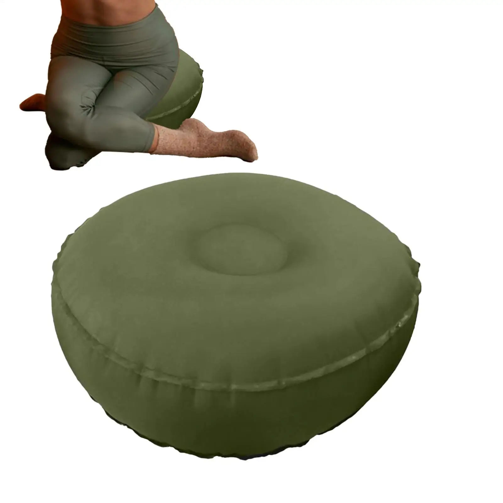 

Подушка для медитации, надувная подушка для йоги, баланса, медитации, нескользящая подушка для сидений для релаксации, упражнений для мужчин, женщин, взрослых