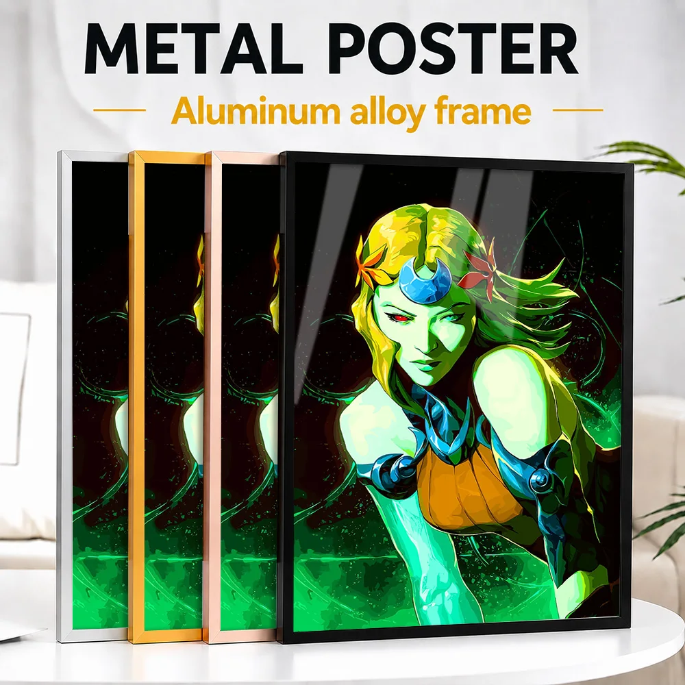 Hades Character Game Framed Metal Poster Personalized Hero Tribute Wall Art A Unique Gift For Fantasy Fans To Display In Studio