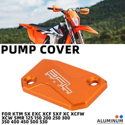 CNC Front Brake And Clutch Fluid Reservoir Cover Cap For KTM SX EXC EXCF SMR SXF XCF EXC 125 150 200 250 300 350 400 450 500 530