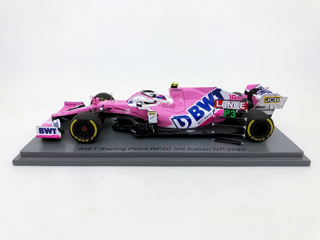 SPARK 1:43 F1 RP20 2020 Lance Stroll Italian Third Place Simulation Limited Edition Resin Metal Static Car Model Toy Gift