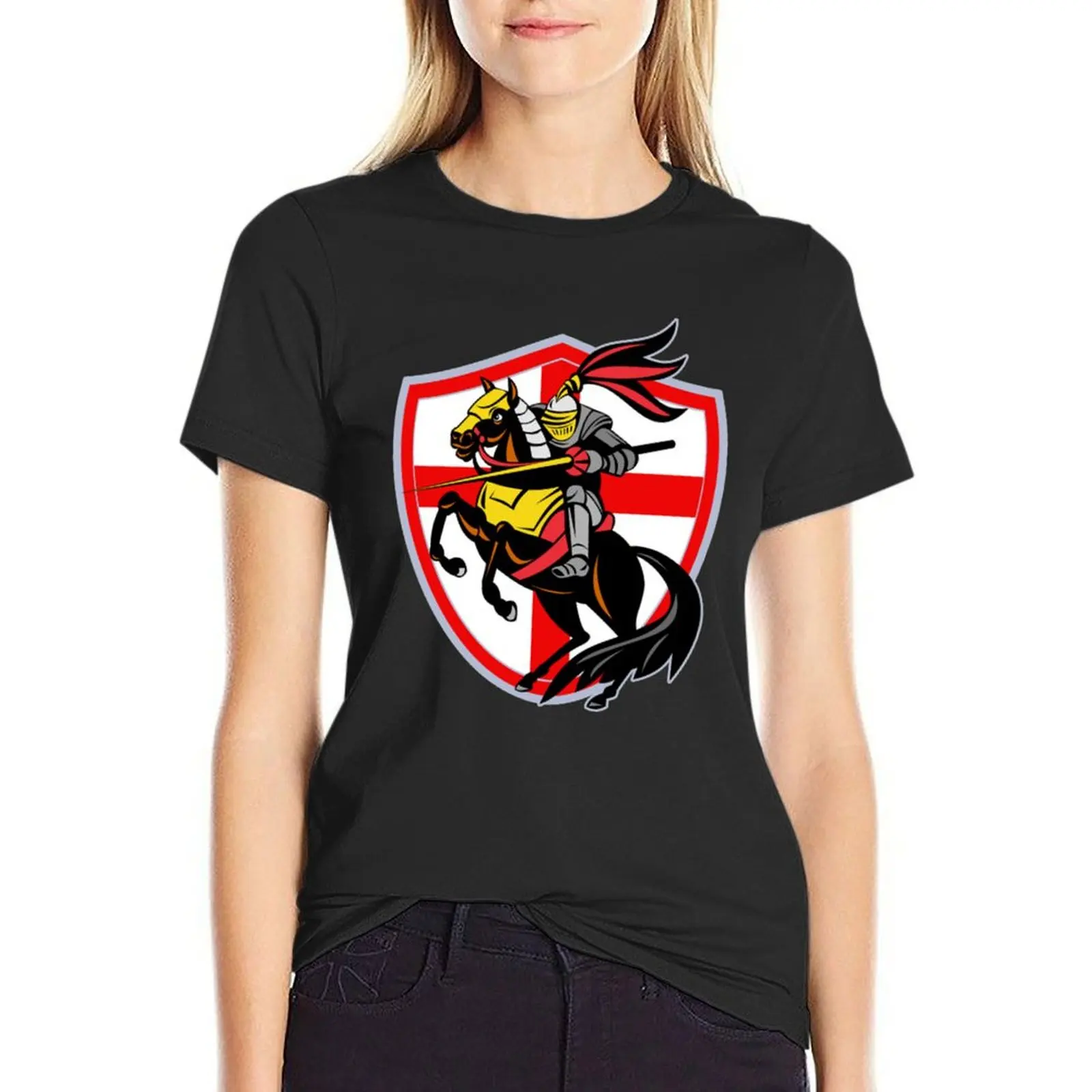 Medieval Knight T-Shirt cute tops shirts graphic tees Blouse summer blouses woman 2024