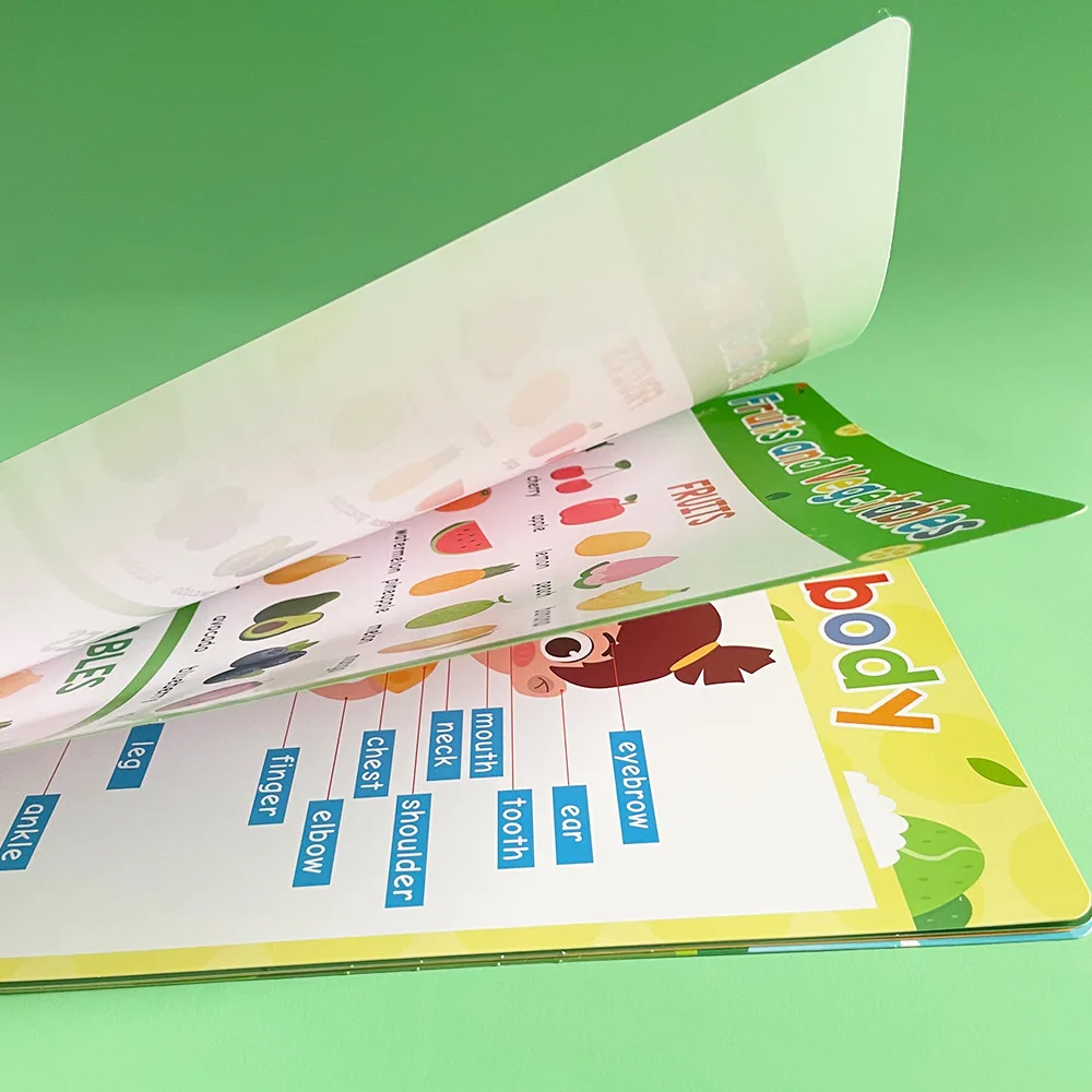 20PCS Baby Kognitive Englisch Lernen Materialien Karten Karteikarten Alphabet Pädagogisches Poster Werkzeug Kindergarten Kleinkind Themen