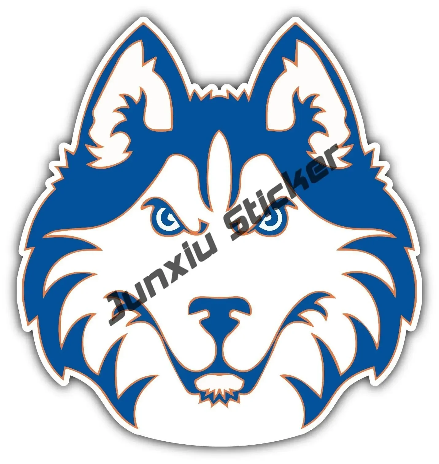 Cute Pet Dog Siberian Husky Decal Husky Dog Bumper Sticker Husky Crack Sticker Dog Creative Home Car Windows Decoration