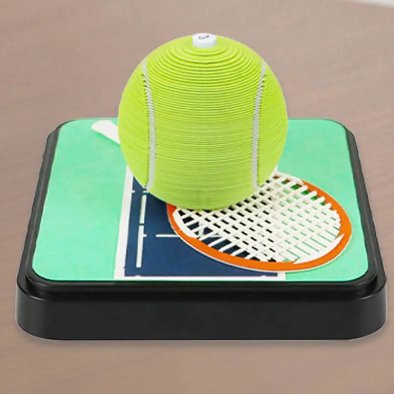 Calendrier de bureau 3D en papier carimplanté, bloc-notes, déchirable, pour la maison et le salon