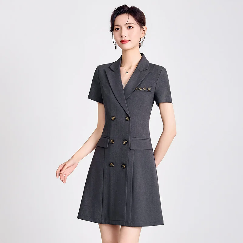 NAVIU Women Evening Suit Dress Summer Prom Trend Casual Korean Party Fashion Slim Formal Work Dresses For Ladies Office