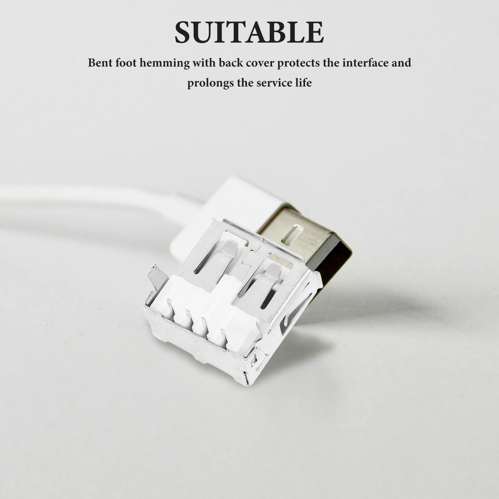 100 pz 90 Sostituzione Femmina Porta Usb Presa Adattatore del Connettore Per La Saldatura Riparazione Adattatore Usb Progetti di Riparazione di Saldatura