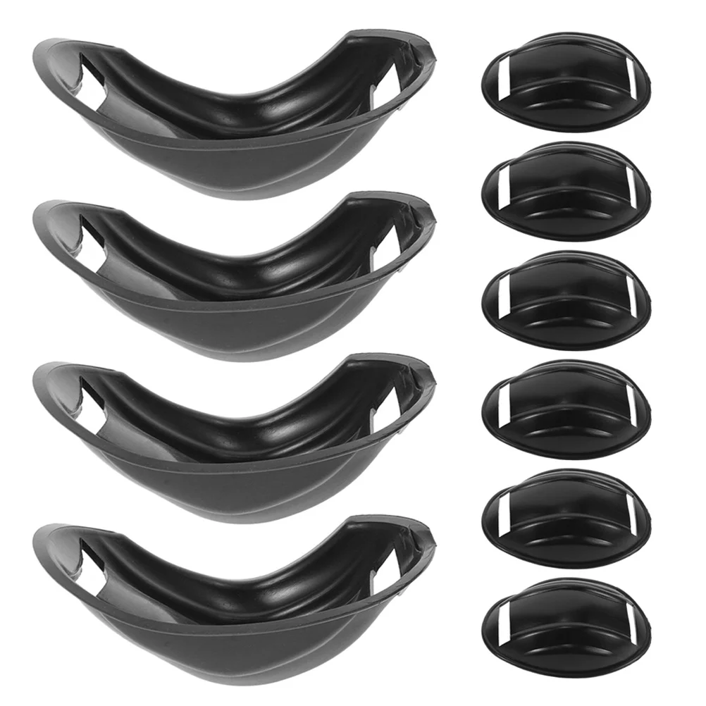 

10Pcs Chin Pads for Motorcycle Cycling Ski Plastic Secure Fit Antislip Protective Gear Replacement Inner Padding
