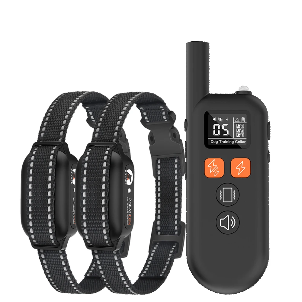 

3300FT Dog Training Collar with Remote IPX7 Waterproof Rechargeable Electric Collar for 2 Dogs Shock Collar for Dogs(10-120lbs)