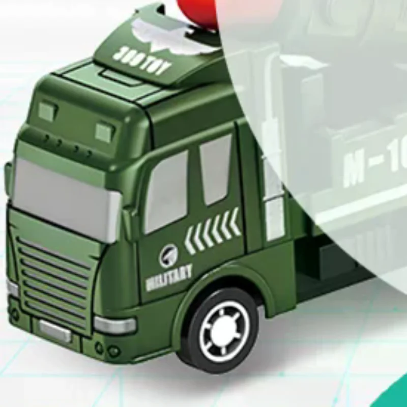 1 stks kinderen speelgoed auto traagheid sanitaire voorzieningen vrachtwagen modellen trek militaire techniek voertuig brandweerwagen jongens speelgoed kinderen gift
