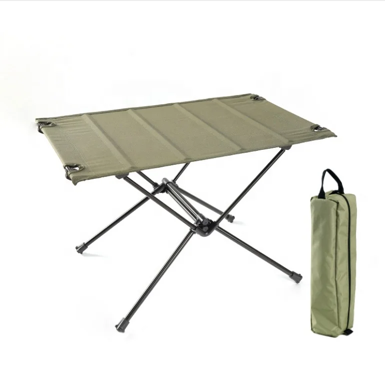 

Outdoor Ultralight Camping Aluminum Folding Table Compact Oxford Cloth Picnic Table Outdoor With Carrying Bag