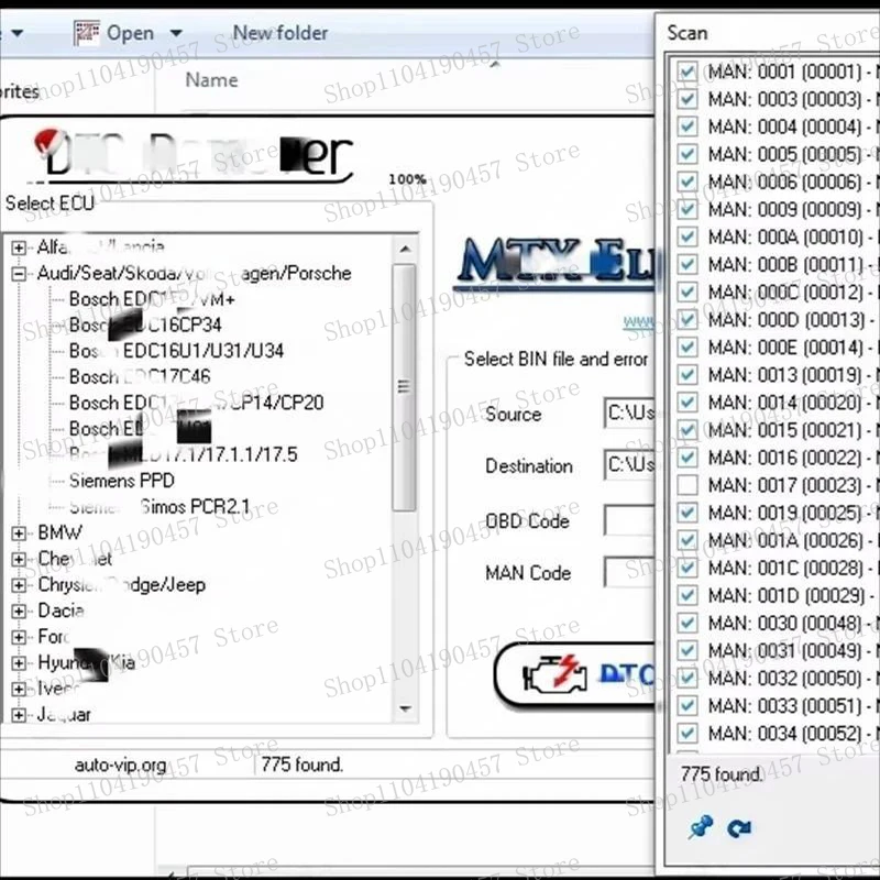DTC Remover 2024 - Advanced Software for KESS, KTAG, FGTECH OBD2 and More with Keygen and ECU Tuning Features