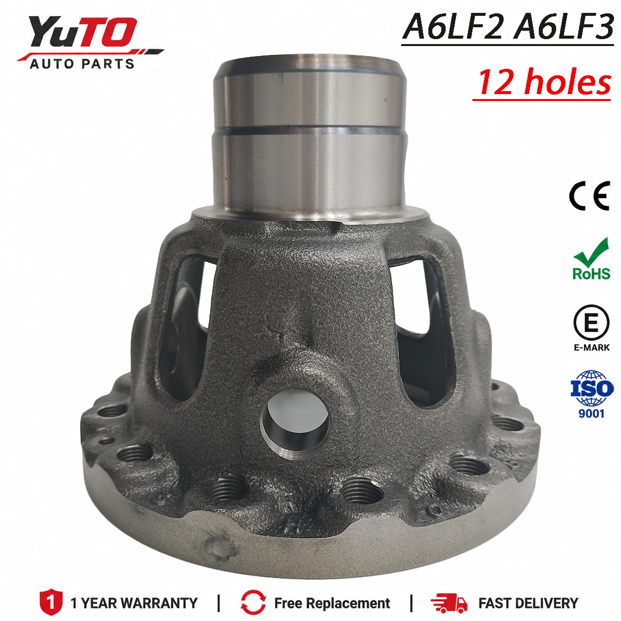

OEM Spec Ductile Iron 458223B450 A6LF2 AWD Differential Cover 45822-3B450 For Kia Sorento Hyundai Santa Fe 2.2L Diesel 2009-2016