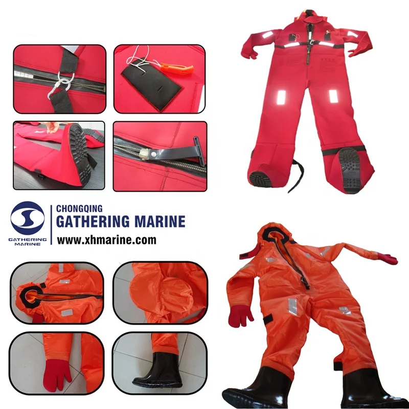 SOLAS 2024 Design Marine Thermal Insulation Immersion Suit with CCS EC