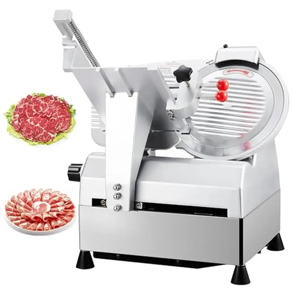 Powerful 550W Automatic Deli Meat Slicer 10