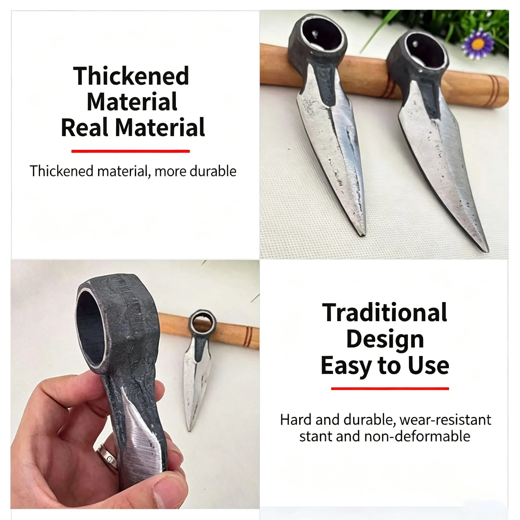 Growing Vegetables And Flowers Household Weeding Tools Outdoor Foraging Tools Gardening Hammering Small Flower Hoes