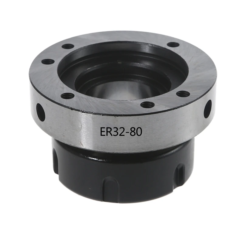 Carbon Steel ER32 Collet Chuck 80/100mm Diameter High Impact Resistance for CNC