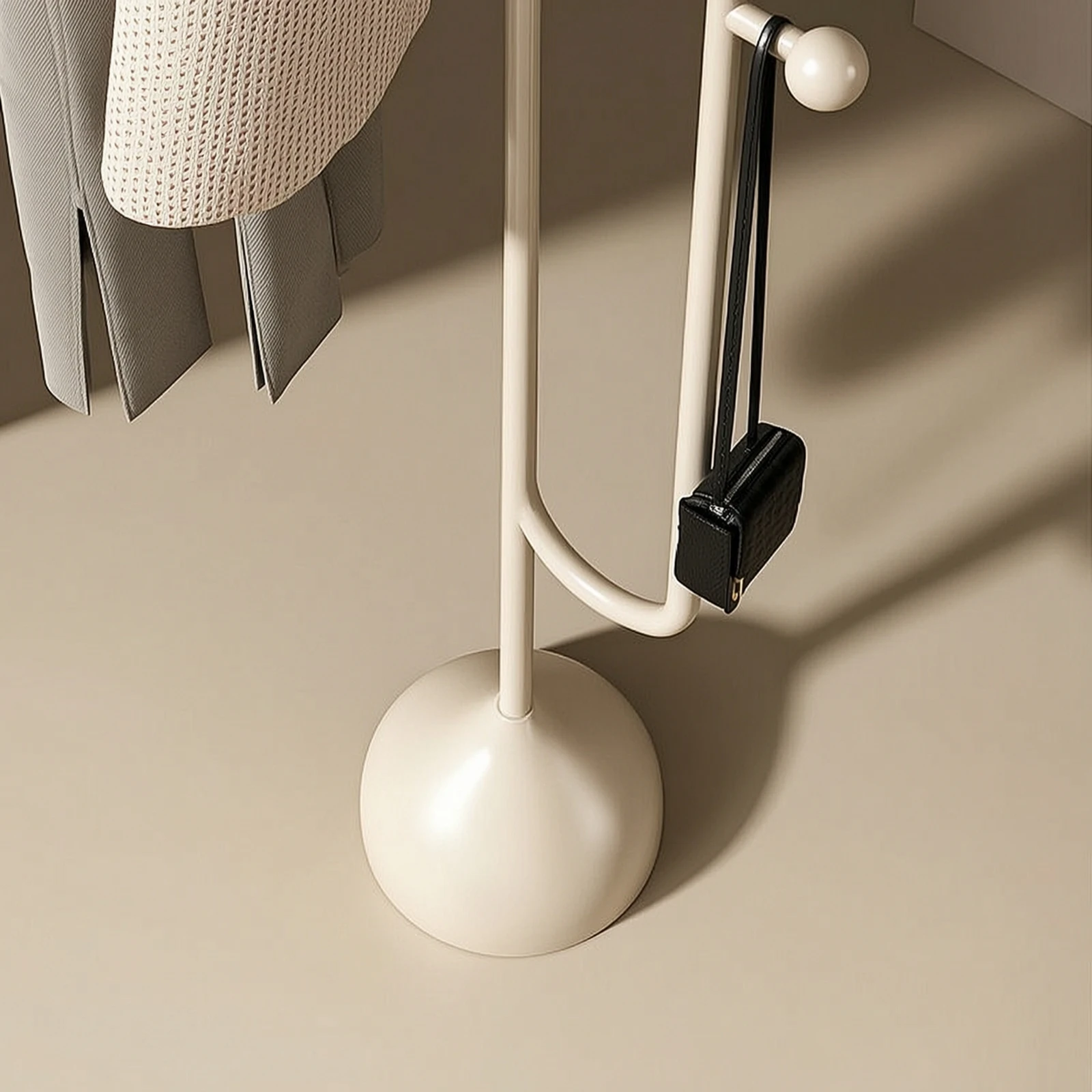 Floor Coat Rack Stable Coat Rack with Weighted Base Stylish Elegant for Entryway, Bedroom