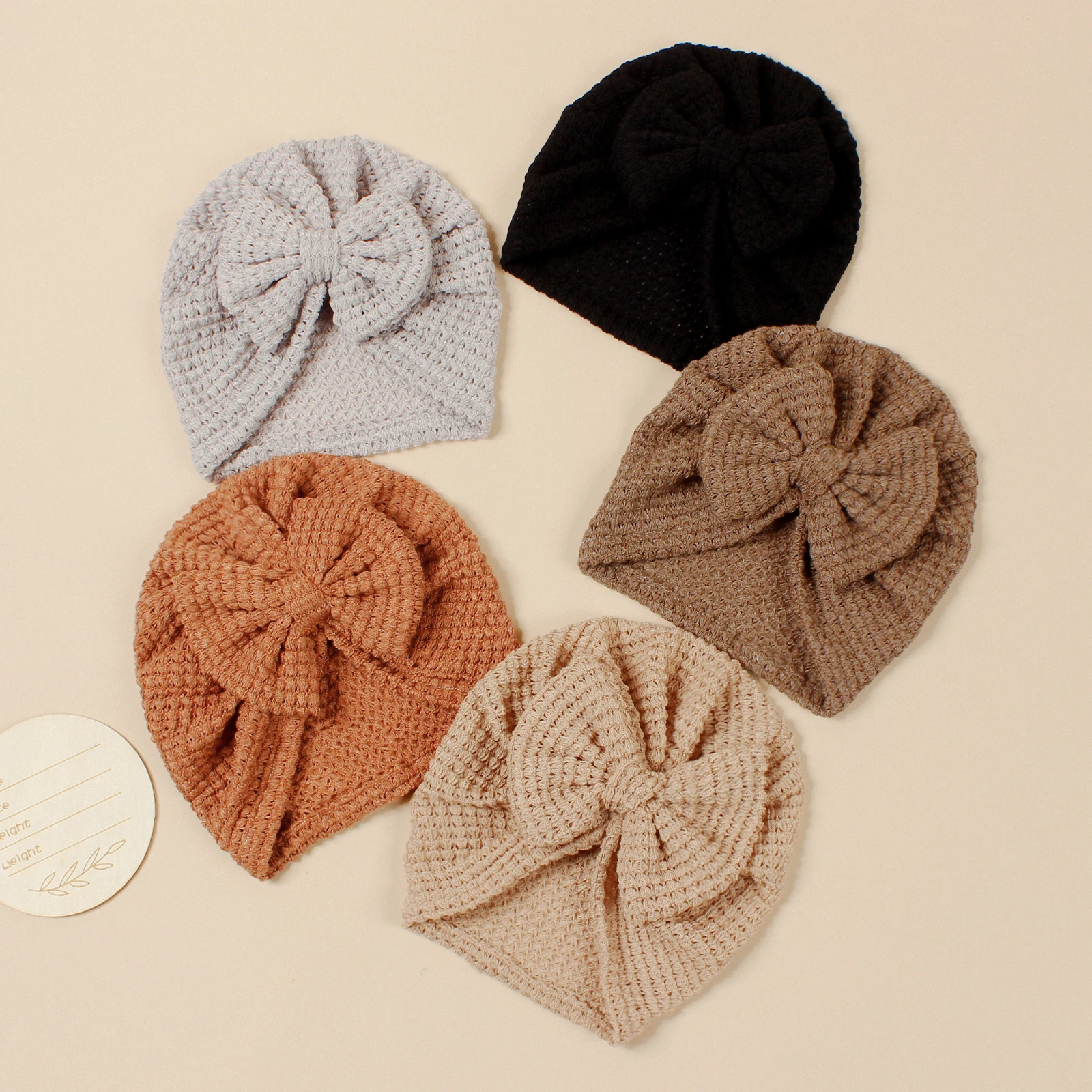 LILIGIRL, новый стиль, детский тюрбан с вафельным бантом, вязаная крючком шапочка для девочек, милые аксессуары для головы для вечеринки, детская дышащая шапка