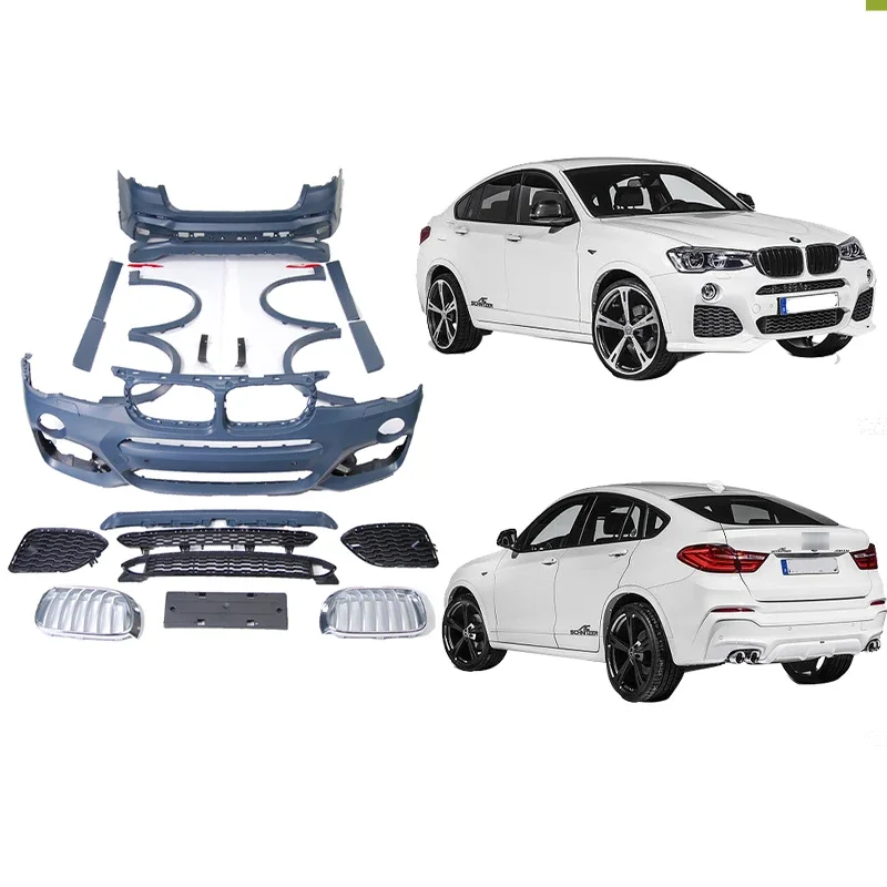 

2014-2017Year X4 F26 Bodykit Car Bumpers Upgrade to MT Style Auto Body Systems X4 F26 Sport Facelift Cars Accessories