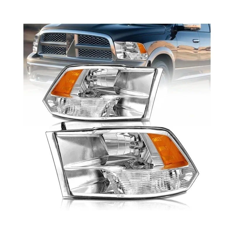 Headlight Head Light  for Dodge Ram 1500 2500 3500 2009 2010 2011 2012 2013 2014 2015 2016 2017 2018 Without Light