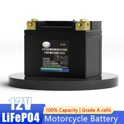 Motorcycle Battery 12V LiFePO4 Lithium Battery 4L-BS 2Ah CCA160 Built in BMS Rechargeable Batteries For ATV UTV Halley KTM Honda