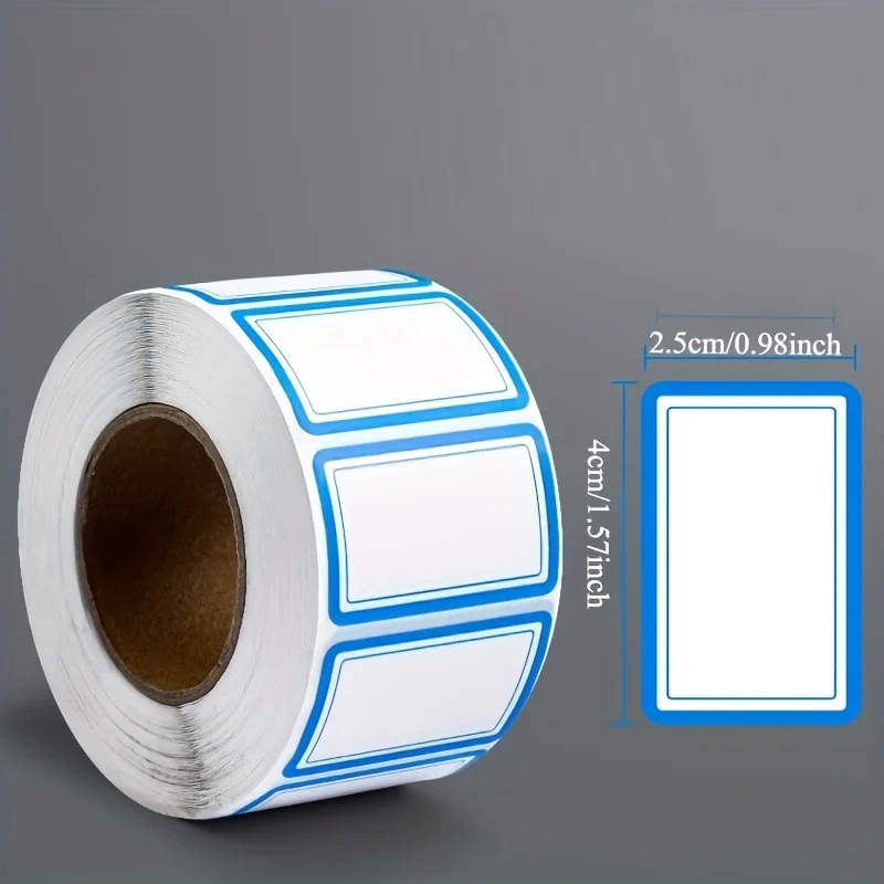 Freezer Labels – Residue-free peel-and-stick, waterproof and oil-resistant – Ideal for refrigerators, freezers, pantries